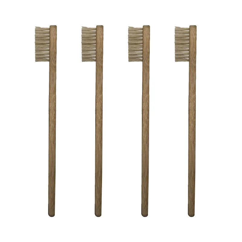 Eco Bamboo Toothbrush Set 5pcs Natural