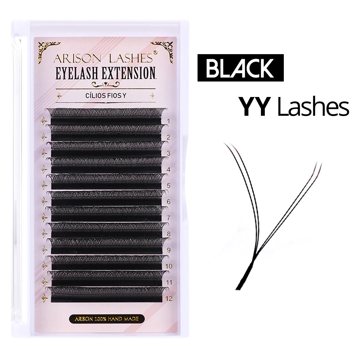 3D 6D W Shape Premade Volume Lash Fans Pro