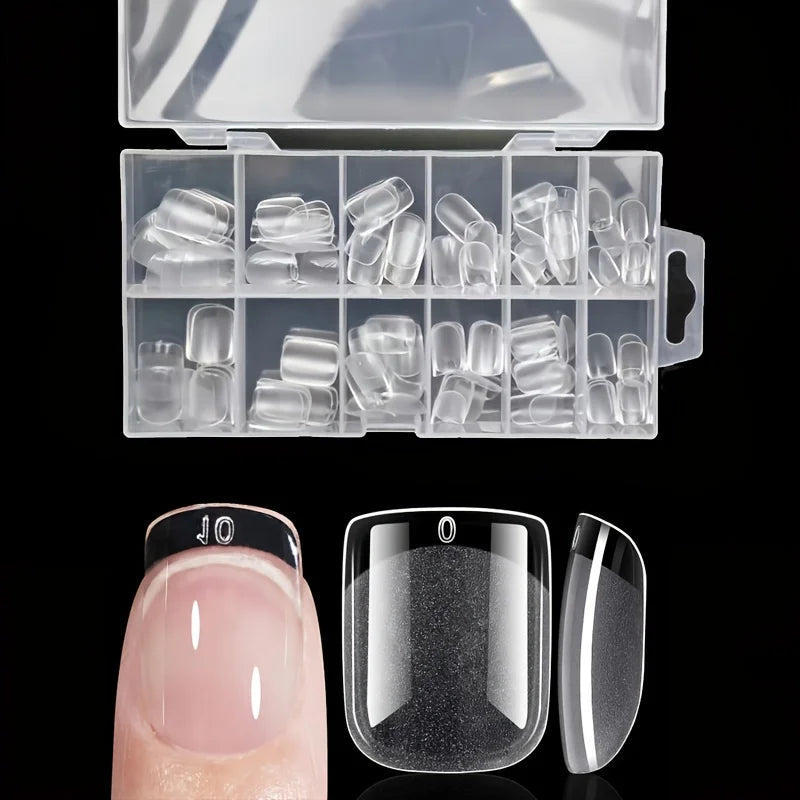 120Pcs Press On Nail Tips Full Cover Set Pro