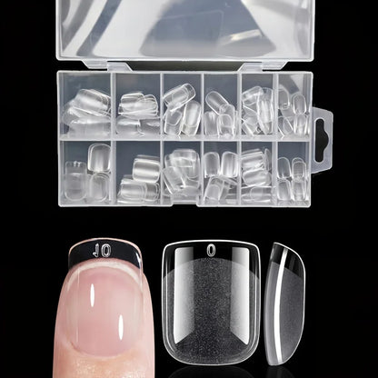 120Pcs Press On Nail Tips Full Cover Set Pro