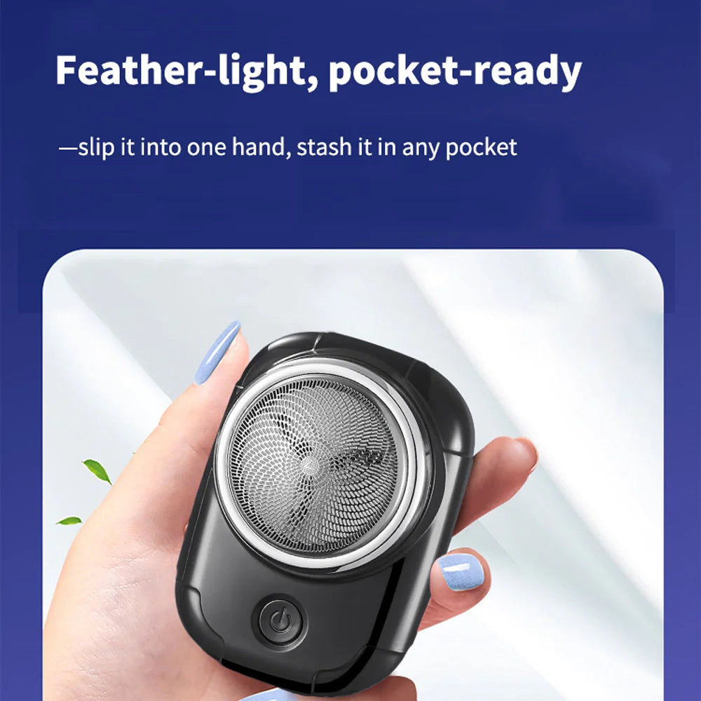 Mini Electric Shaver Rechargeable Men Travel Pro