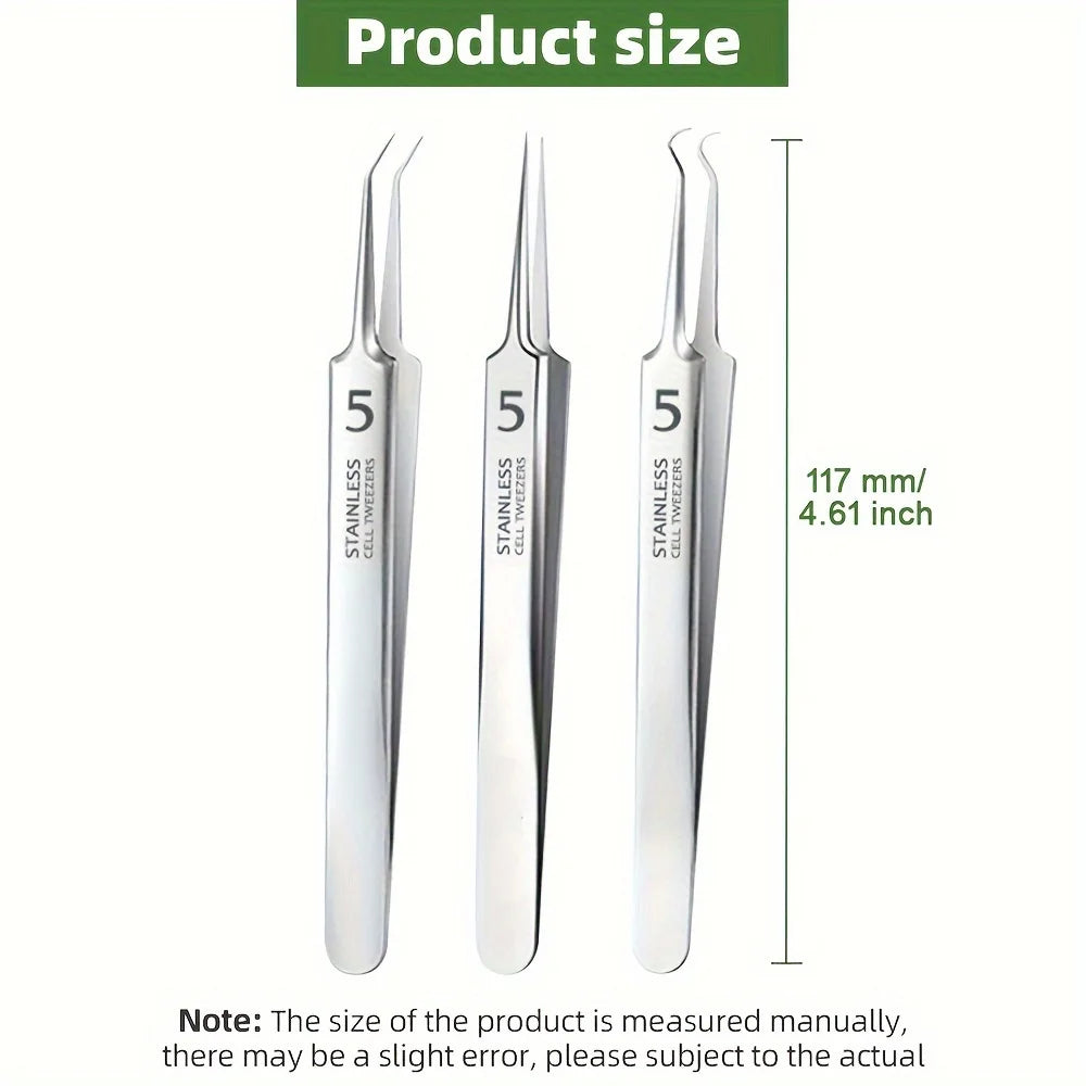 Ultra Fine Blackhead Tweezers Acne Tool Pro