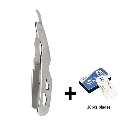 Stainless Steel Straight Razor Barber Pro