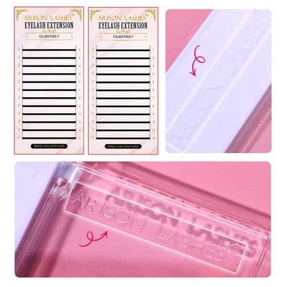 3D 6D W Shape Premade Volume Lash Fans Pro