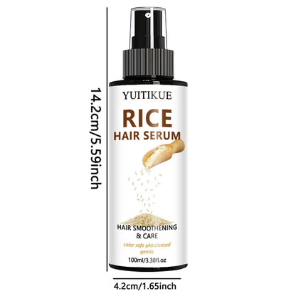   Rice Water Hair Serum Spray Nourish Shine