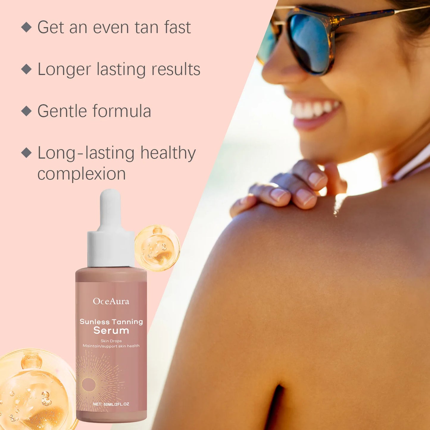 Herbal Sunless Tanning Essence Bronze Glow