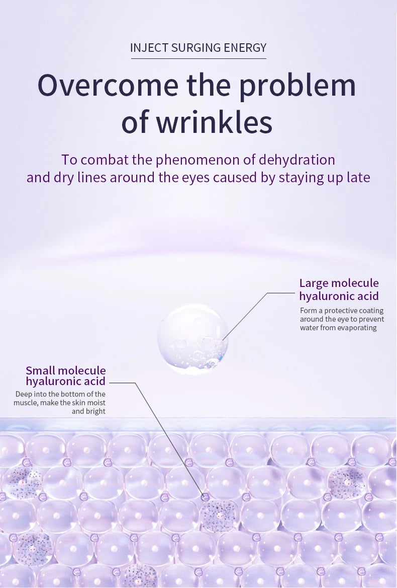 Anti Wrinkle Eye Cream Roller Massager Pro reduces dark circles, hydrates deeply, smooths fine lines, and refreshes tired eyes for a youthful look