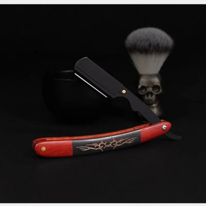 Men Straight Razor Barber Pro Steel Blade