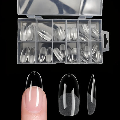 120Pcs Press On Nail Tips Full Cover Set Pro