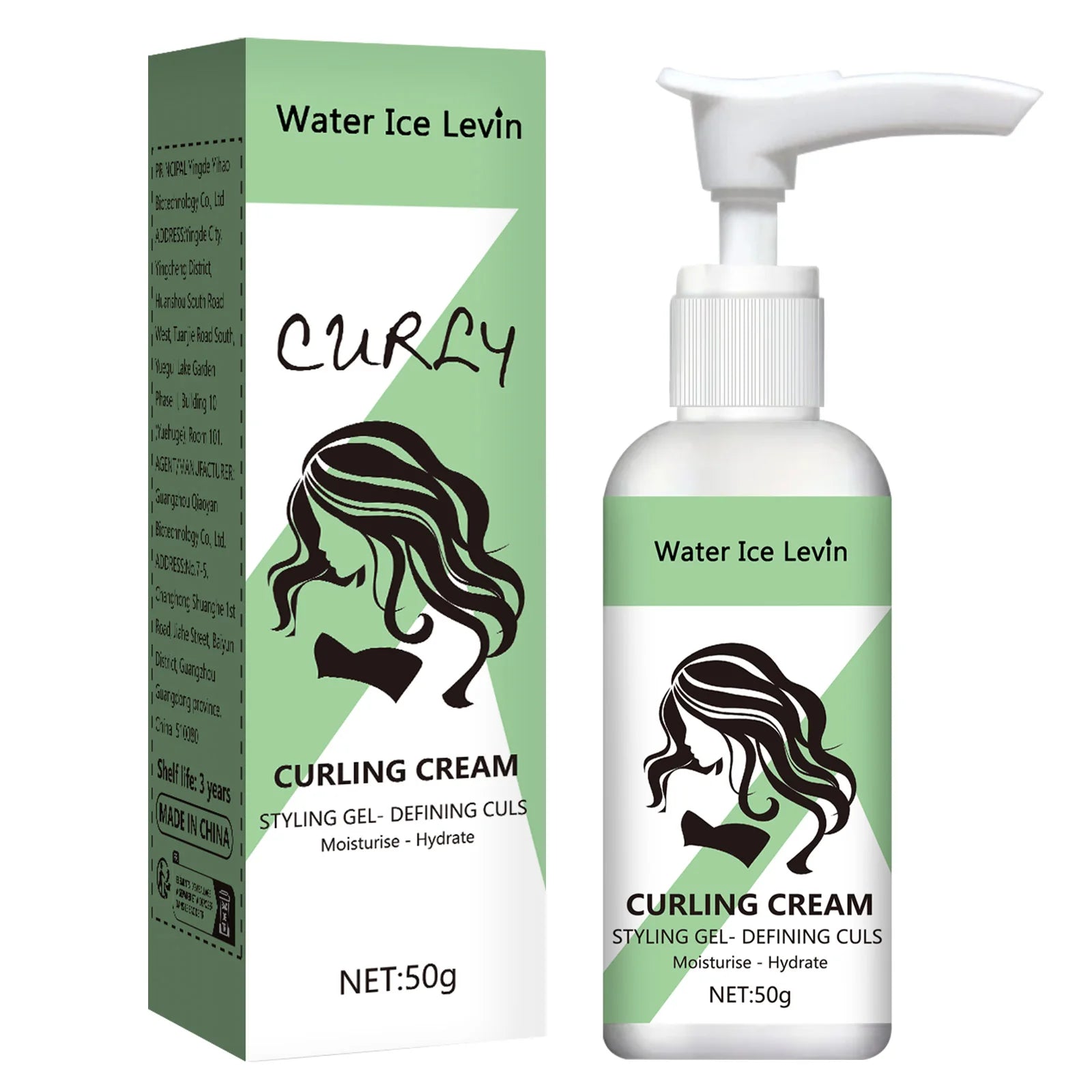 Curly Hair Styling Cream Moisture Shine Pro