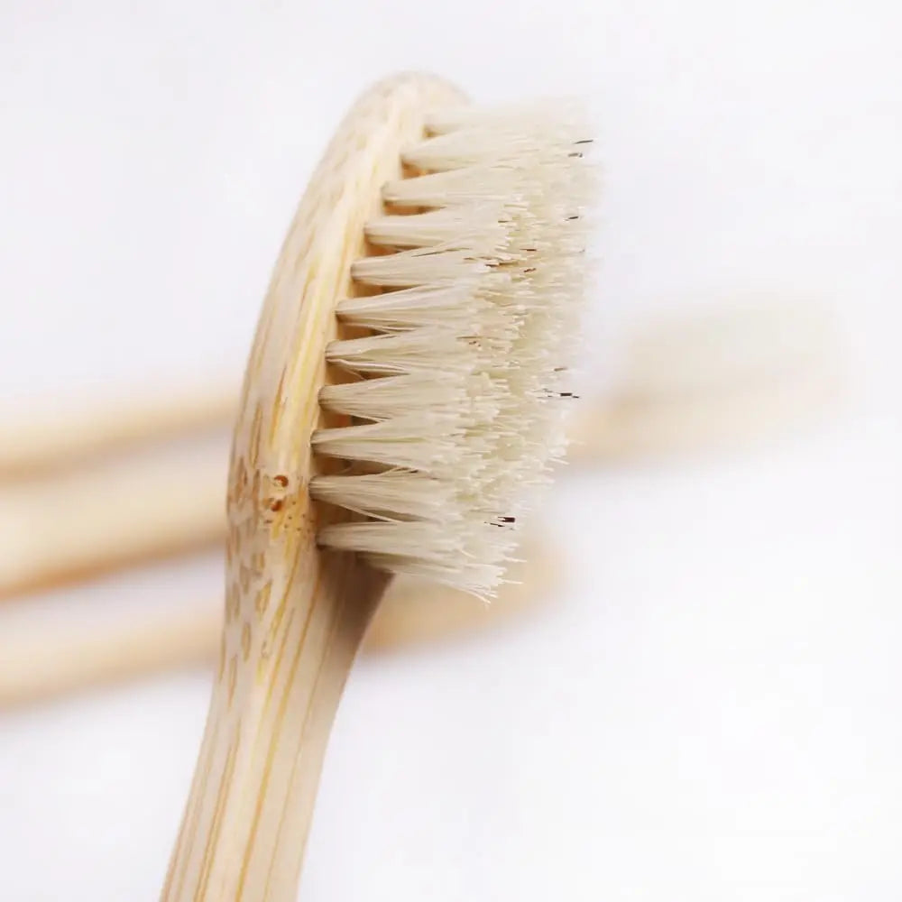 Eco Bamboo Toothbrush Set 5pcs Natural
