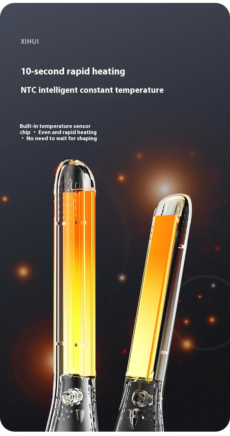 Mini Ceramic Hair Straightener Curler