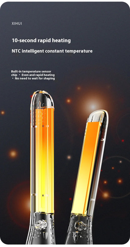 Mini Ceramic Hair Straightener Curler