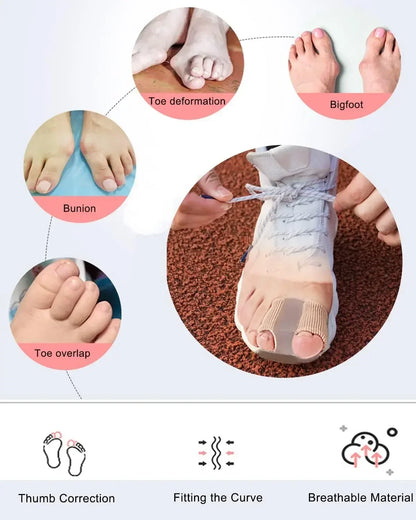 Hallux Valgus Gel Toe Separator Pads Set