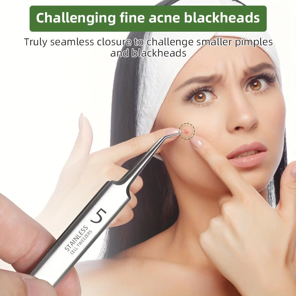 Ultra Fine Blackhead Tweezers Acne Tool Pro