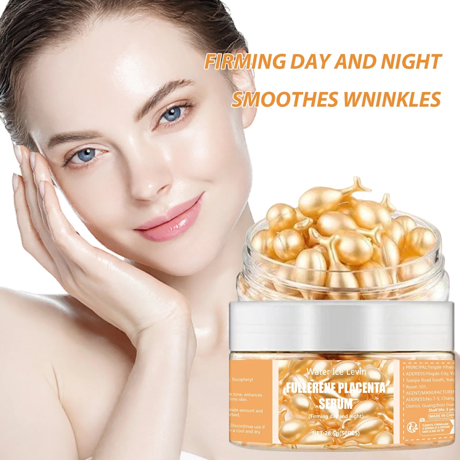 Collagen Face Serum Capsules 50pcs Pro