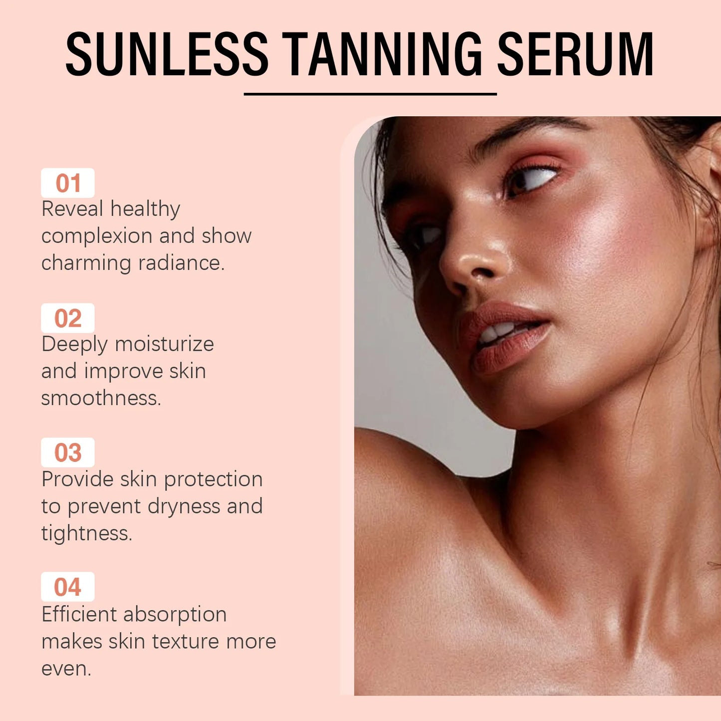 Herbal Sunless Tanning Essence Bronze Glow