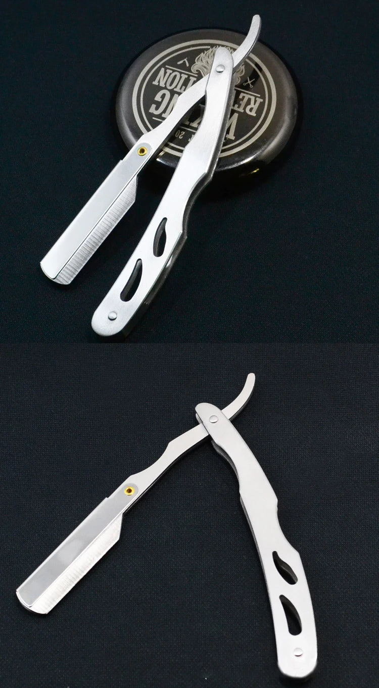 Stainless Steel Straight Razor Barber Pro