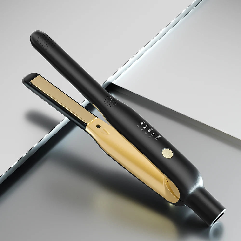 Mini Ceramic Hair Straightener Curler