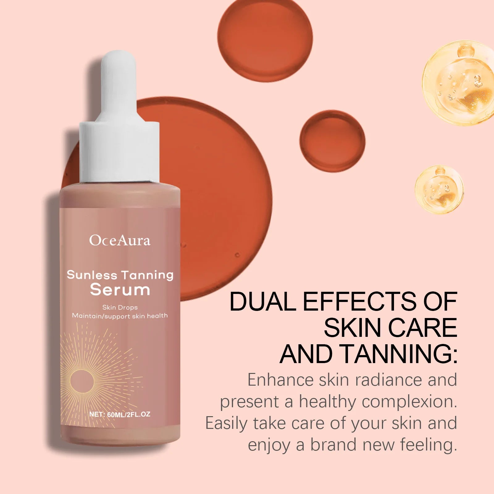Herbal Sunless Tanning Essence Bronze Glow