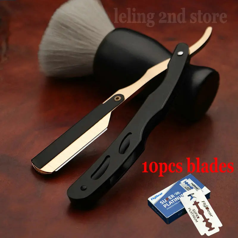 Stainless Steel Straight Razor Barber Pro