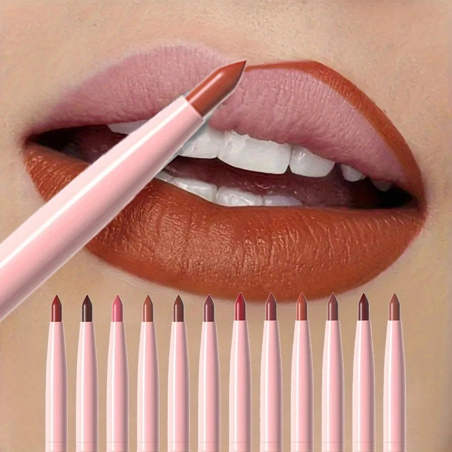 6pcs Waterproof Lip Liner Set Long Lasting