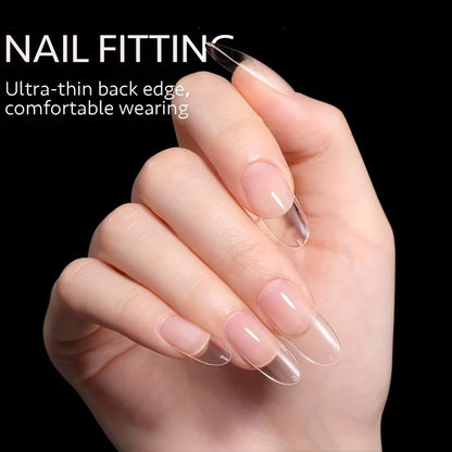 120Pcs Press On Nail Tips Full Cover Set Pro