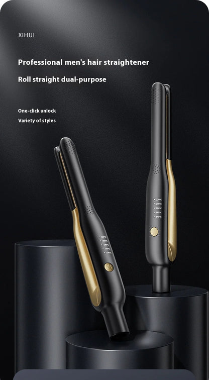 Mini Ceramic Hair Straightener Curler