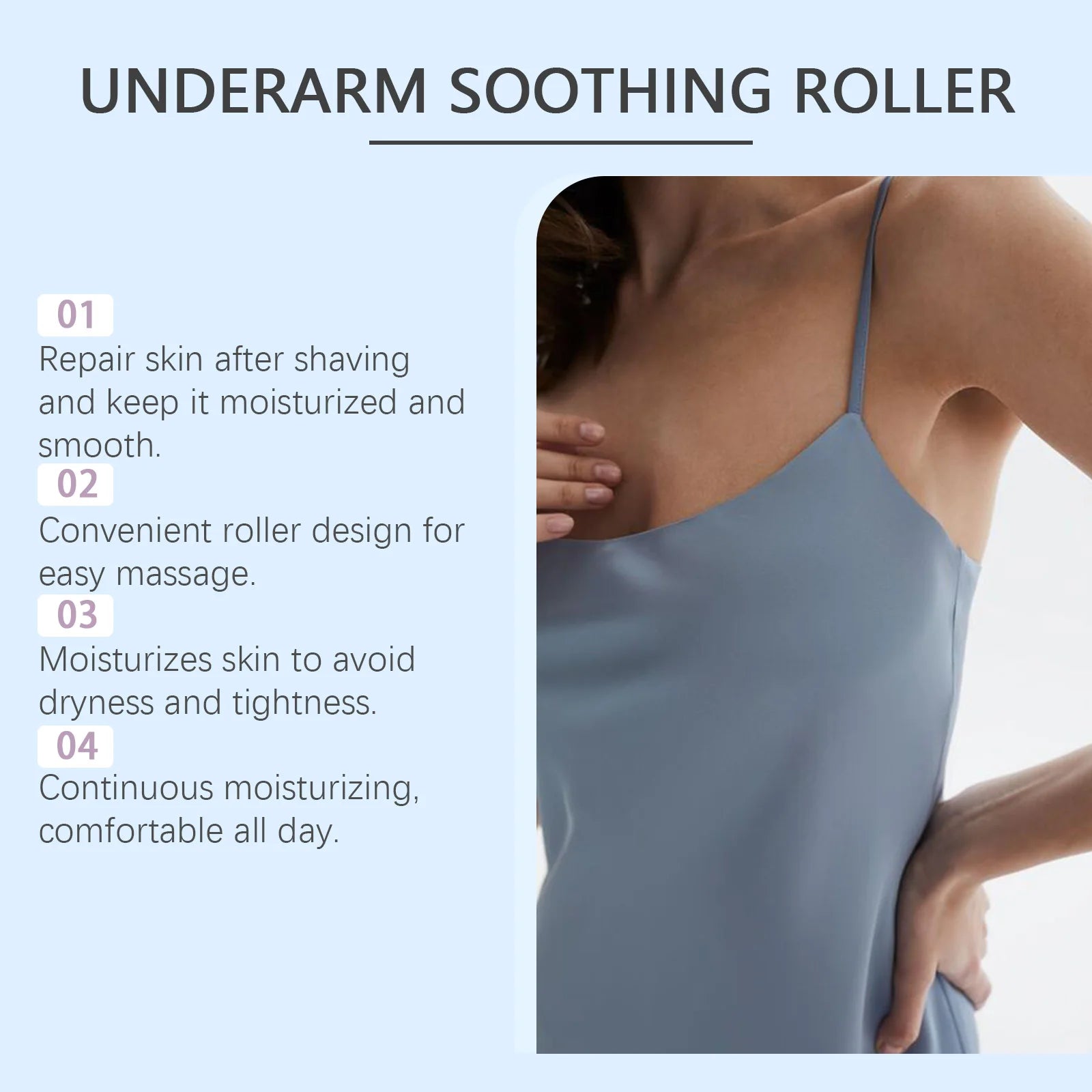 Underarm After Shave Soothing Roller Care