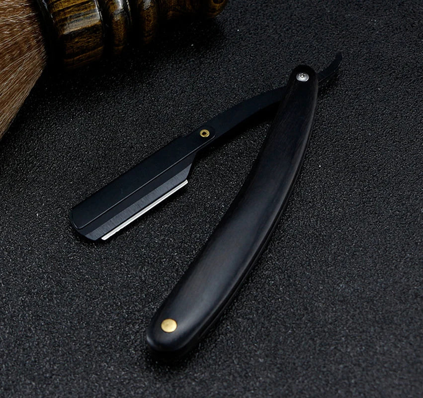 Men Straight Razor Barber Pro Steel Blade