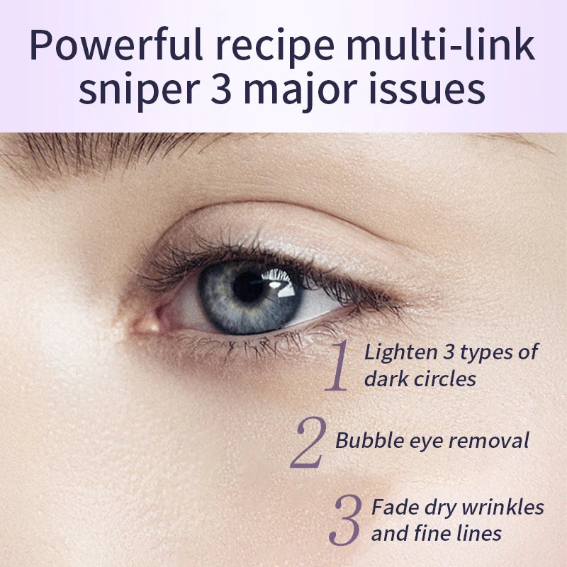 Anti Wrinkle Eye Cream Roller Massager Pro reduces dark circles, hydrates deeply, smooths fine lines, and refreshes tired eyes for a youthful look