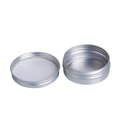 Aluminum Cosmetic Cream Storage Jar Set