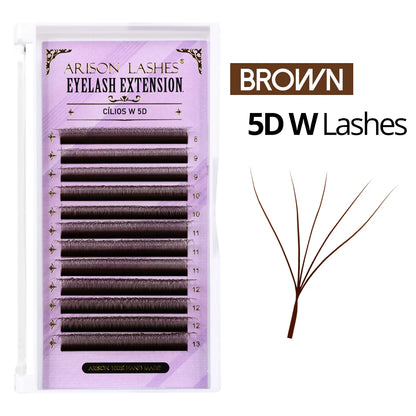 3D 6D W Shape Premade Volume Lash Fans Pro