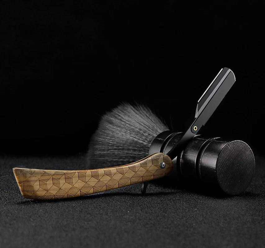 Men Straight Razor Barber Pro Steel Blade