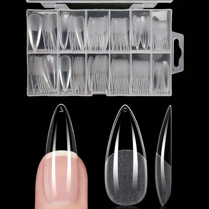 120Pcs Press On Nail Tips Full Cover Set Pro