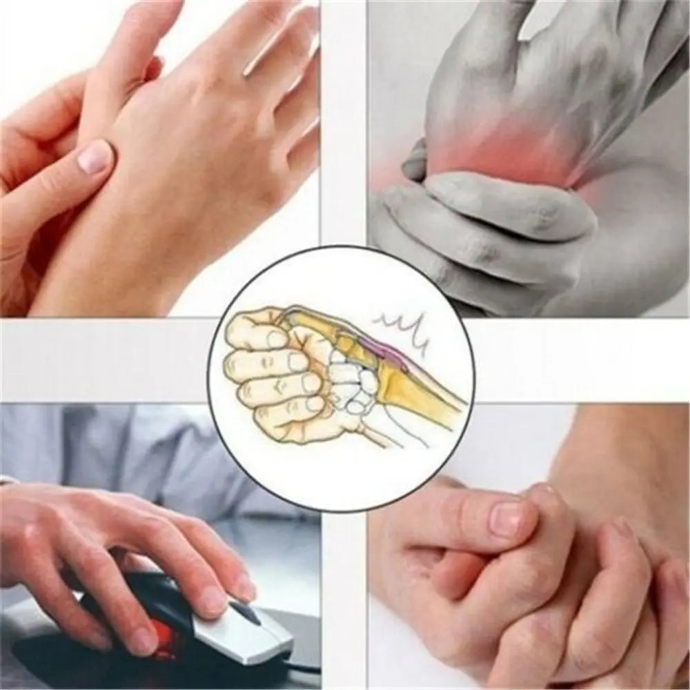 Tourmaline Self Heating Wrist Brace Pair