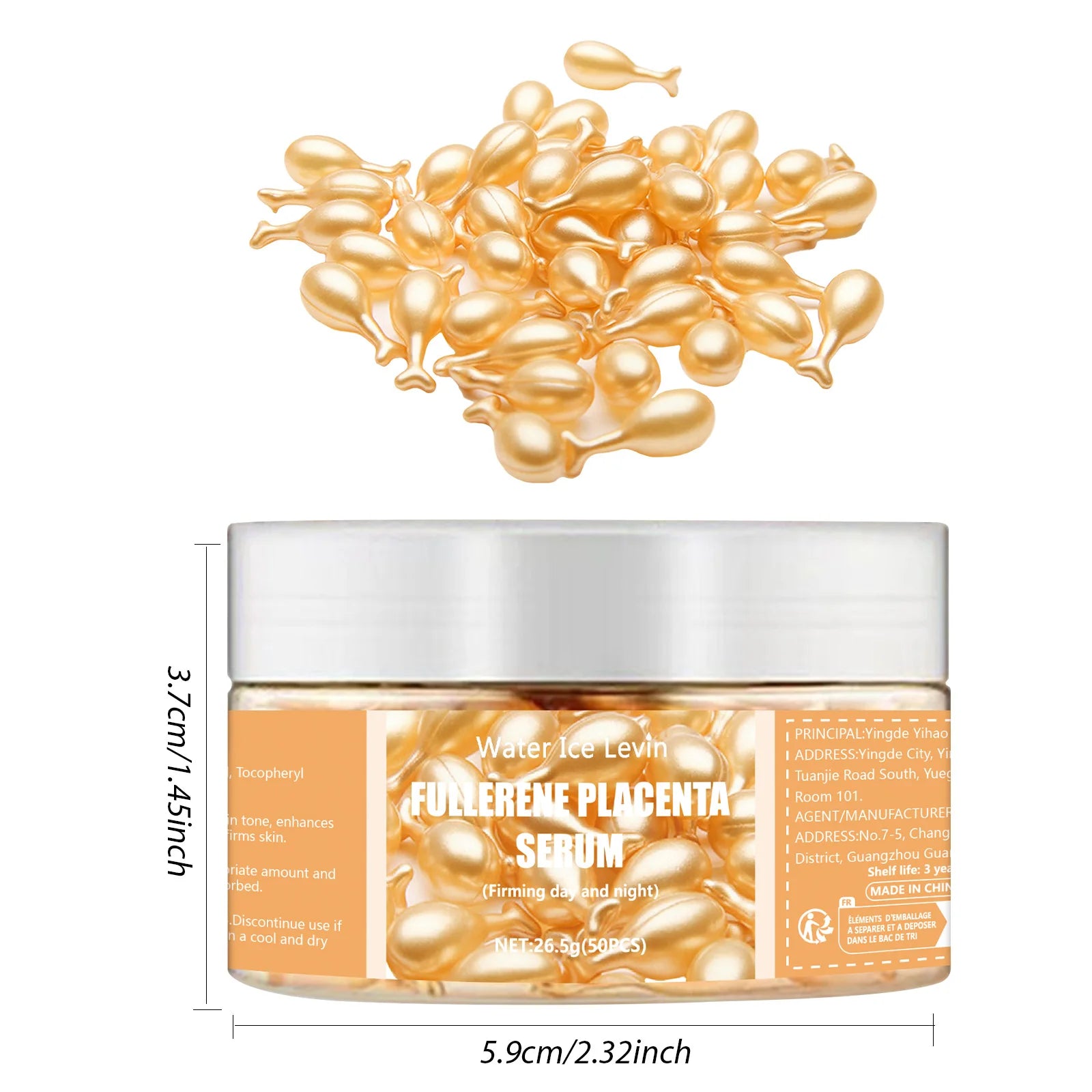 Collagen Face Serum Capsules 50pcs Pro