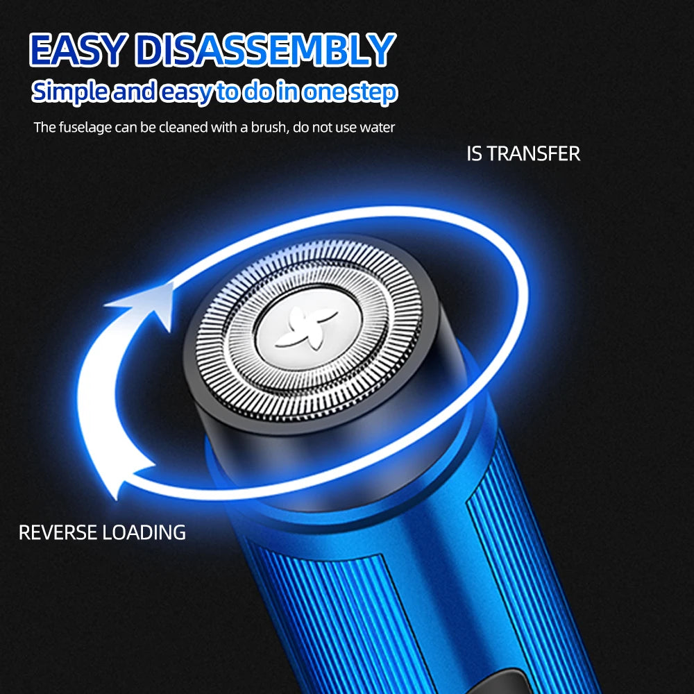 Mini Electric Shaver Rechargeable Men Women Travel Pro