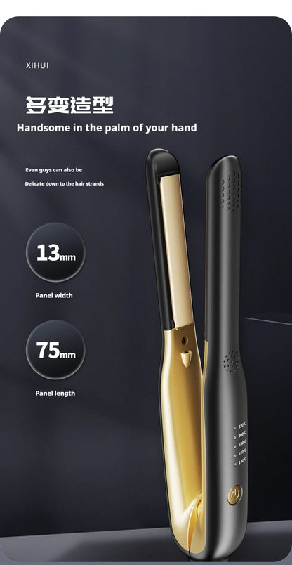 Mini Ceramic Hair Straightener Curler
