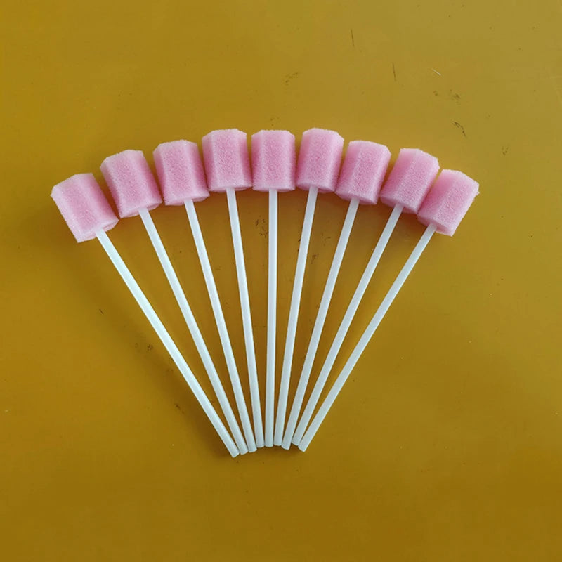 Disposable Oral Care Sponge Swabs 100pc