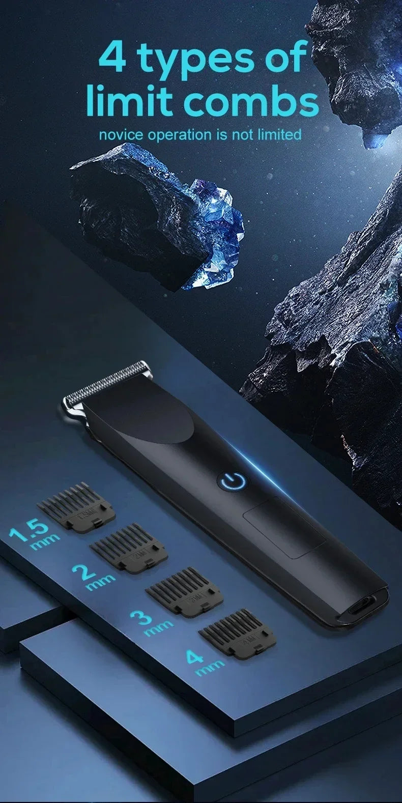 Waterproof Ceramic Blade Body Trimmer