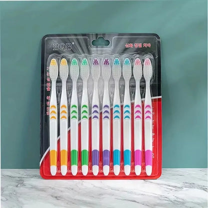 Ultra Soft Nano Toothbrush Set 10pcs