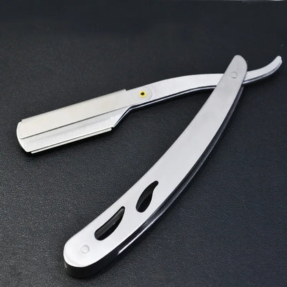 Men Straight Razor Barber Pro Steel Blade