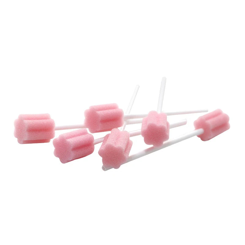 Disposable Oral Care Sponge Swabs 100pc