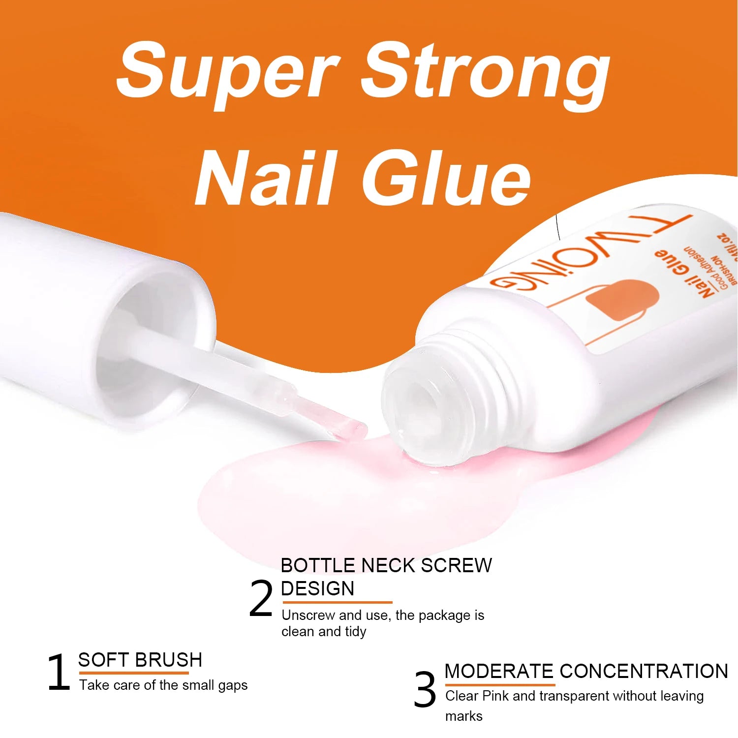 Super Strong Nail Glue Fast Dry Adhesion