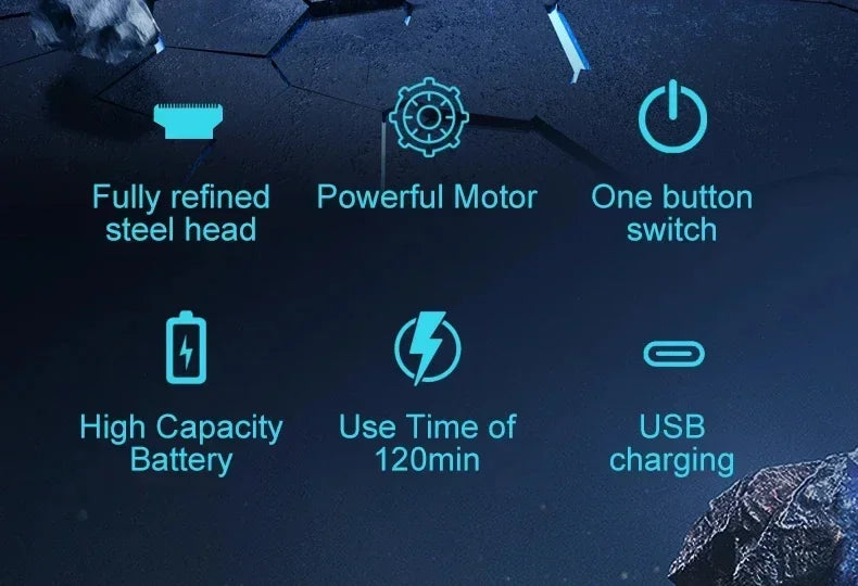 Waterproof Ceramic Blade Body Trimmer