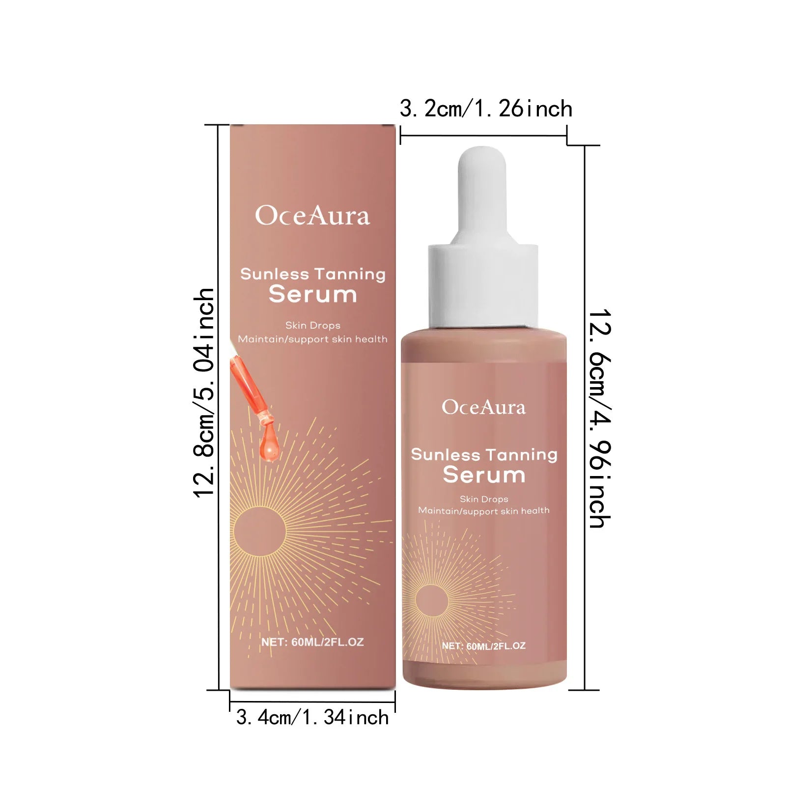 Herbal Sunless Tanning Essence Bronze Glow