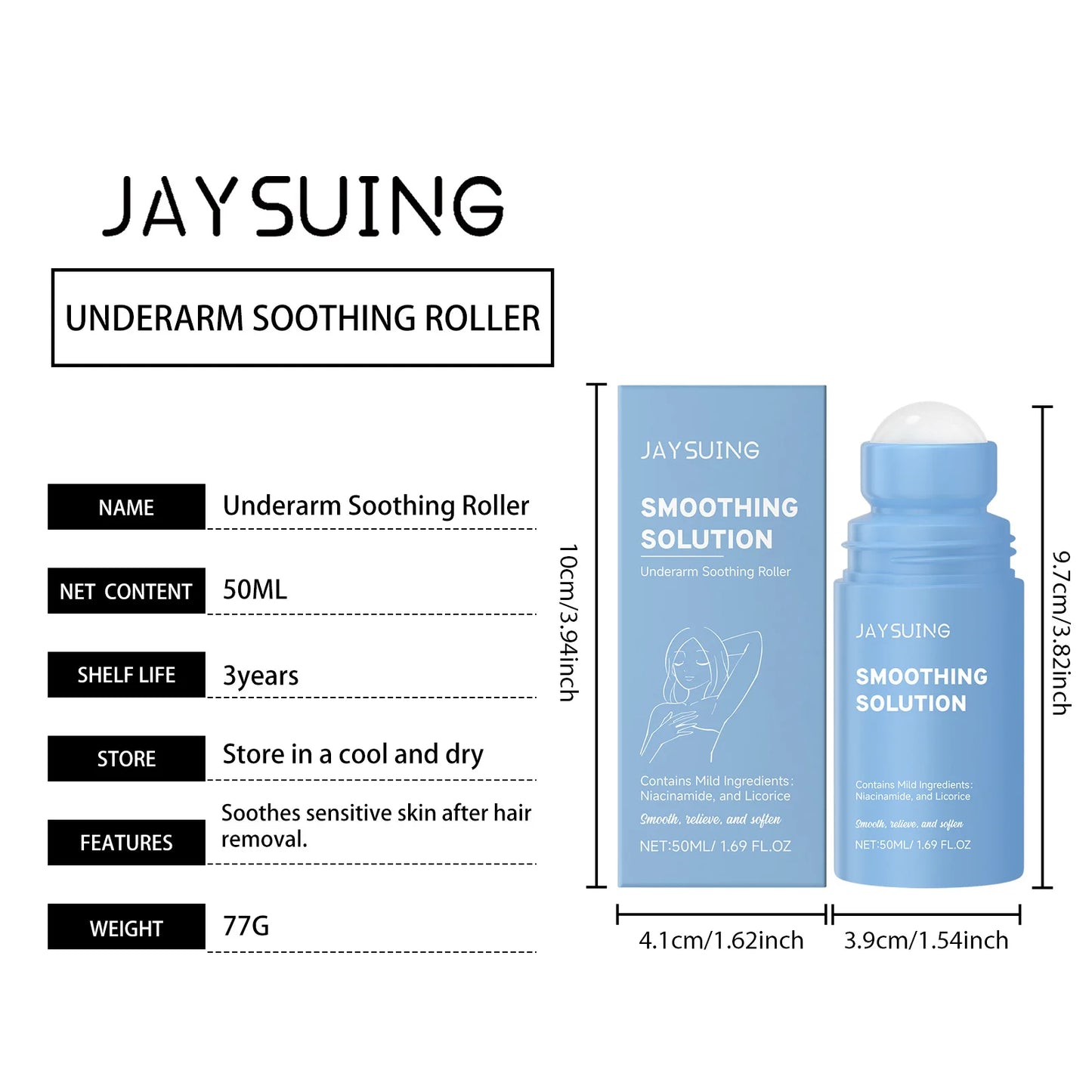 Underarm After Shave Soothing Roller Care