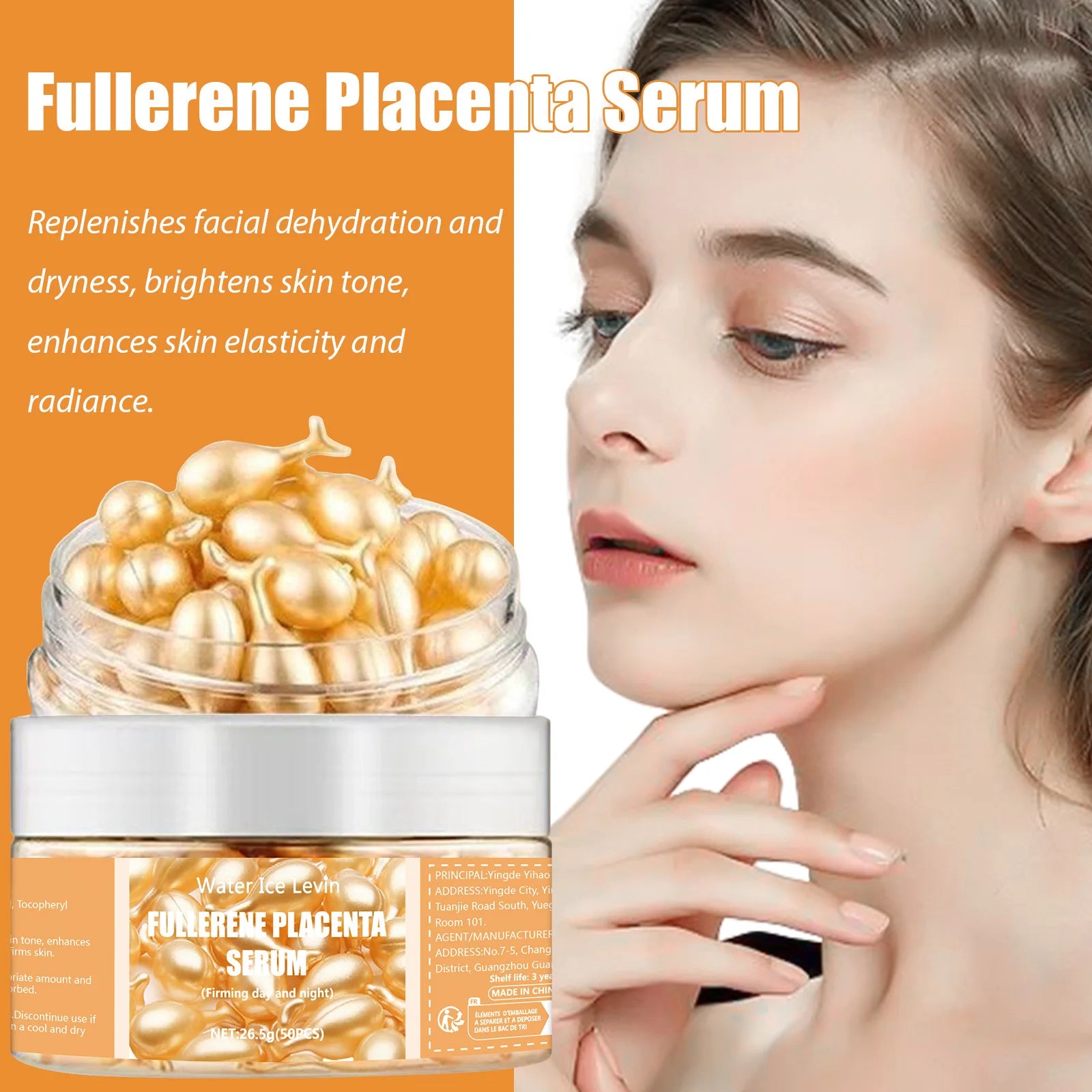 Collagen Face Serum Capsules 50pcs Pro