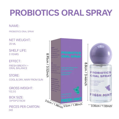 Fresh Mint Oral Spray 20ml Portable